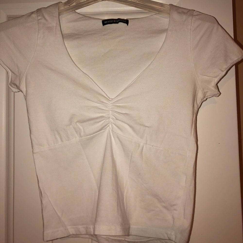 brandy melville gina white top